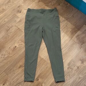 Skechers Olive leggings side pockets
